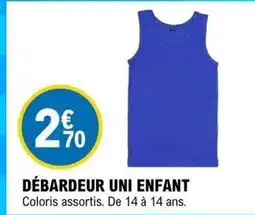 E.Leclerc Débardeur uni enfant offre