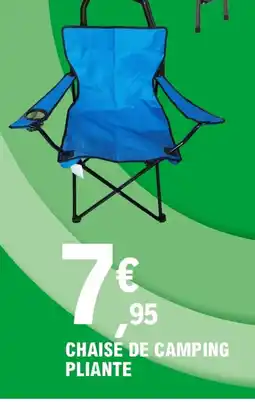 E.Leclerc Chaise de camping pliante offre