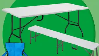 E.Leclerc Table pliante blanche offre