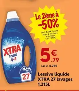 La Foir'Fouille XTRA Lessive liquide 27 lavages offre