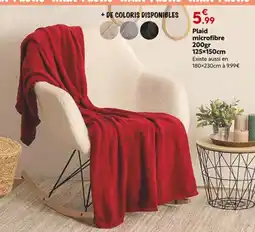 La Foir'Fouille Plaid microfibre offre
