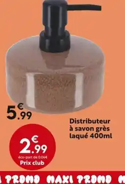 La Foir'Fouille Distributeur à savon grès laqué offre