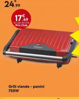 La Foir'Fouille Grill viande - panini 750W offre
