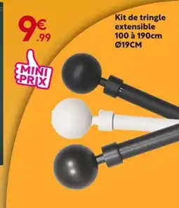 La Foir'Fouille Kit de tringle extensible offre