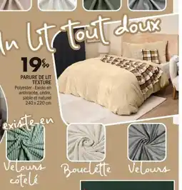 La Foir'Fouille Parure de lit texture offre
