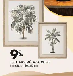 La Foir'Fouille Toile imprimée avec cadre offre