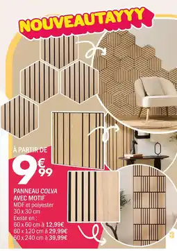 La Foir'Fouille Panneau Сolva avec motif offre