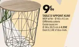 La Foir'Fouille TABLE D'APPOINT KUMI offre