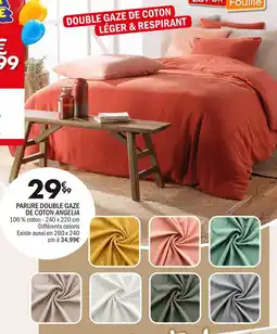La Foir'Fouille ANGELIA Parure double gaze de coton offre