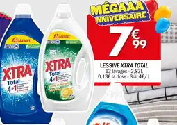 La Foir'Fouille Xtra Lessive total offre