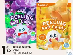 La Foir'Fouille Cokoc Bonbon peeling candy offre