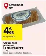 Carrefour Market Gaufres fines pur beurre offre