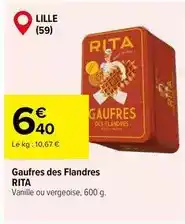 Carrefour Market Rita - gaufres des flandres offre