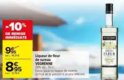 Carrefour Market Vedrenne - liqueur de fleur de sureau offre