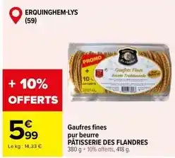 Carrefour Market Promo - gaufres fines pur beurre offre