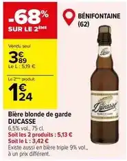 Carrefour Market Bière blonde de garde offre