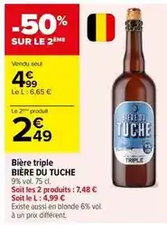 Carrefour Market Bière triple offre