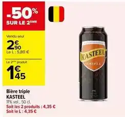 Carrefour Market Kasteel - bière triple offre