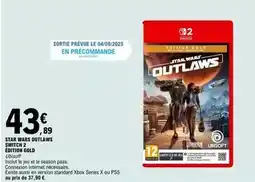 E.Leclerc Ubisoft - star wars outlaws switch 2 edition gold offre
