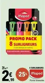 E.Leclerc Maped - 8 surligneurs offre