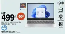 E.Leclerc Hp - pc portable 15-fc0121nf offre