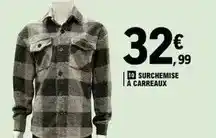 E.Leclerc Surchemise a carreaux offre