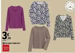 E.Leclerc Tissaia - tee-shirt femme bio offre