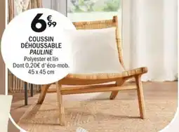 La Foir'Fouille Coussin déhoussable pauline offre