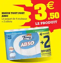 Super U Essuie tout foxy abso offre