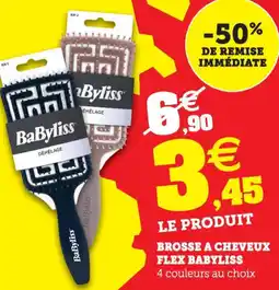 Super U Brosse a cheveux flex babyliss offre