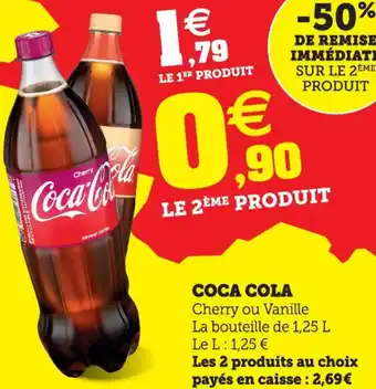 Super U Coca cola offre