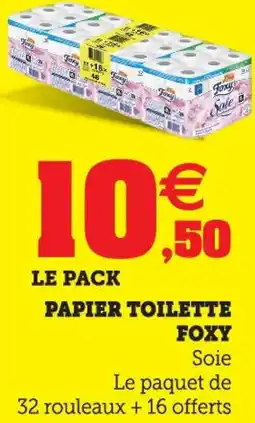 Super U Papier toilette foxy offre
