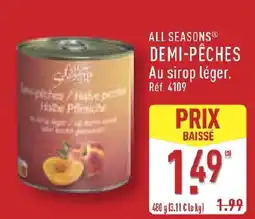 ALDI Demi-pêches offre