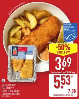 ALDI Golden seafood églefin offre