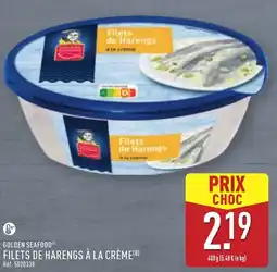 ALDI Filets de harengs à la crème offre