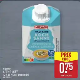ALDI Crème uht offre