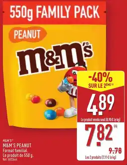 ALDI M&m's peanut offre