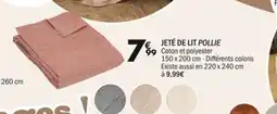 La Foir'Fouille Jeté de lit pollie offre