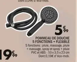 La Foir'Fouille Pommeau de douche 5 fonctions + flexible offre