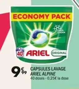 La Foir'Fouille ARIEL Capsules lavage offre