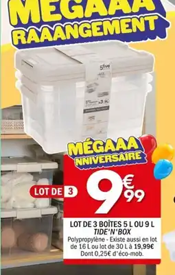 La Foir'Fouille Lot de 3 boîtes offre