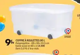 La Foir'Fouille Coffre à roulettes offre