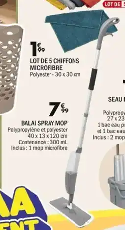 La Foir'Fouille Balai spray mop offre