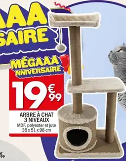 La Foir'Fouille Arbre à chat 3 niveaux offre
