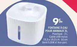 La Foir'Fouille Fontaine à eau pour animaux offre