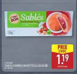 ALDI C'TRO BON fourrés noisettes & cacao offre