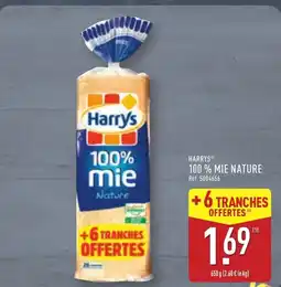 ALDI HARRYS 100% Mie nature offre