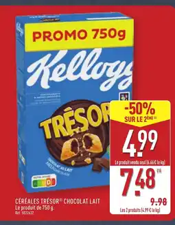 ALDI Céréales trésor chocolat lait offre