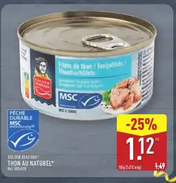 ALDI GOLDEN SEAFOOD Thon au naturel offre