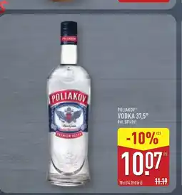 ALDI POLIAKOV Vodka 37,5° offre